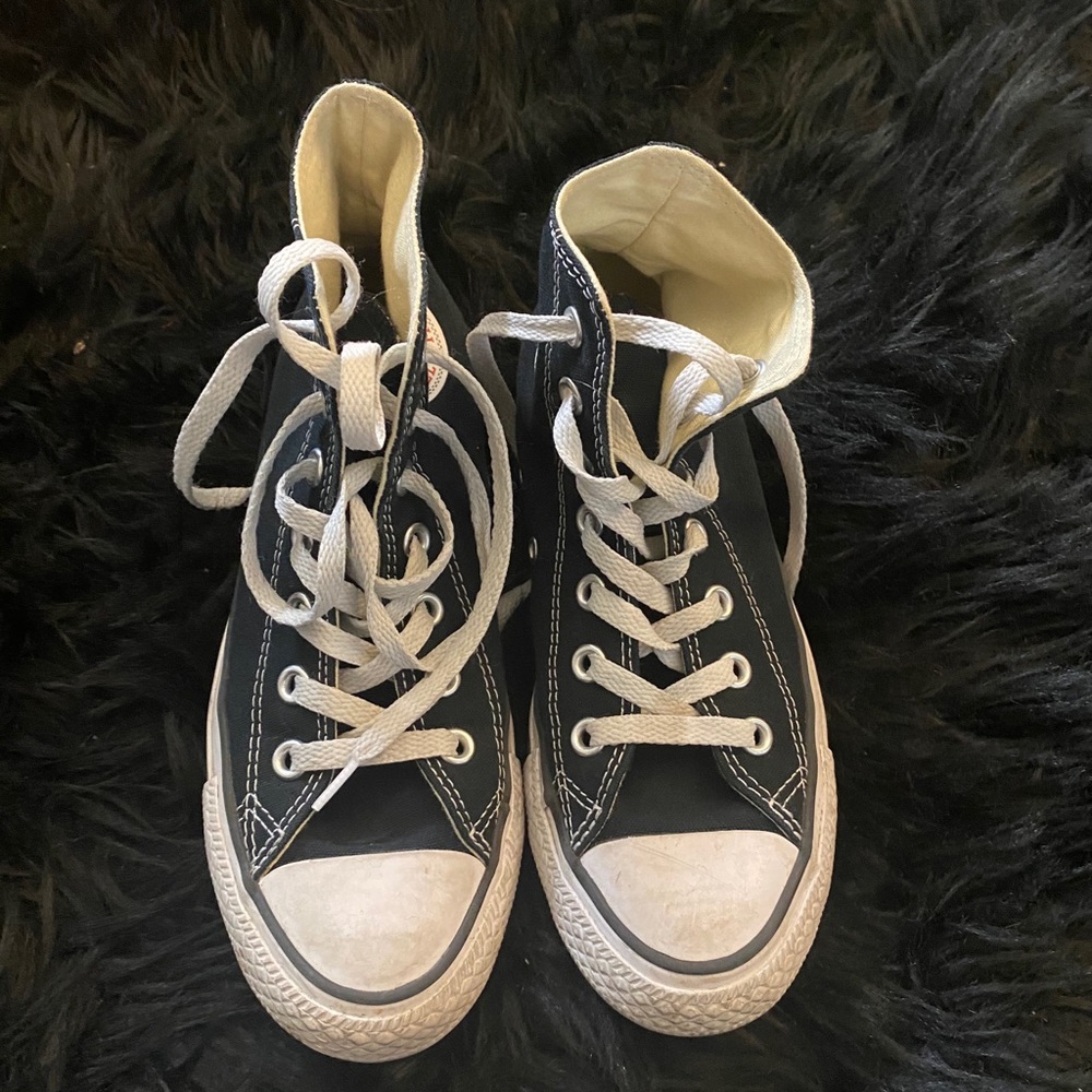 High top black converse